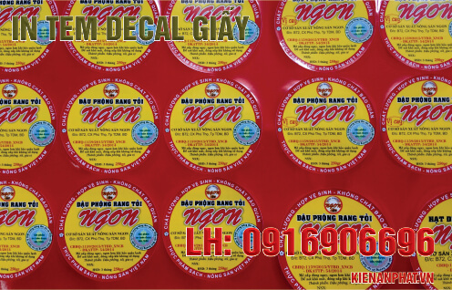 in tem decal giấy