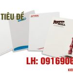in giấy tiêu đề