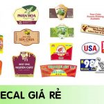 Lưu ý khi đặt in tem nhãn decal