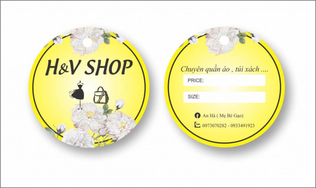 Công nghệ in thẻ treo sản phẩm